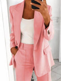 Fashion Lapel Slim Cardigan Temperament Suit Coat Women's Wear Blazer Women Colorful Blazer Jacket for Women Woman