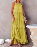 Hot New Summer Women's New Temperament Long Drag Skirt Skirt Dress