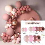 Silver Macaron Birthday Balloon Garland Arch Kit Party Foil Metal Balon Weding Baby Shower Birthday Party Decor Kids Adults