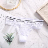 Lingerie Panties Women Thong Sexy Lace Panties Perspective Floral Lace Underpants Solid Color Briefs for Female