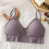 Seamless Women Bra Tank Tops Underwear Women Adjustable Shoulder Strap Wire Free Bralette Female Lingerie Brassiere