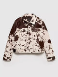 Women's Clothing 2025 Autumn New Fashion Personality Irregular Pattern Short Denim