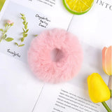 Inches New Winter Women Plush Scrunchie Girls Elastic Hair Bands Ponytail Holder Hair Rope Ties Headwear Hair
