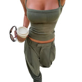 2025 Autumn New Women's Sexy Hottie Simple Tight Sleeveless Short
