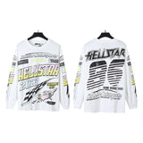 Star Long-Sleeved T-Shirt Men's Ins Street Fashion T-Shirt Autumn And Winter Loose Casual Pure Cotton Bottom