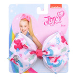 Bows Jojo Siwa Rainbow Printed Knot Ribbon Bow For Girls Handmade Boutique Hair Clip Children Hair