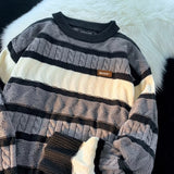 Design Round Collar Hooded Long-Sleeved Sweater Women's Autumn And Winter Wear Loose Sweet Knitted Bottom