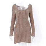 Vintage Chenille Long Sleeve Mini DressOutfit