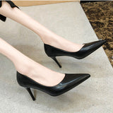Soft-Skin High-Heeled Women's Fine Heel Sexy Pointer 2025 Spring And Autumn 2025 New French Temperament Shallow Work