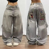 Hiphop New Spring Hip-Hop Style Straight Jeans With Loose Broad