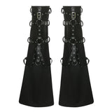 Punk Style Cool Hot Babes Chicken Eye Metal Buckle Decorative Horn Trousers Knitted Leggings Leg