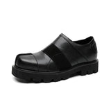 Zingj Leather Shoes Men's Business Dress Color British Casual New Trend Increased Men's Shoes