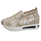 Breathable Casual Female Sandals Summer New Inner Heighten Student Shoes Korean Version Of A Foot Pedal Lazy Platform Women's