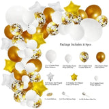 Silver Macaron Birthday Balloon Garland Arch Kit Party Foil Metal Balon Weding Baby Shower Birthday Party Decor Kids Adults