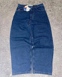 Zingj Year's Hot Classic Retro Y2K Loose Letter Jeans High Street Leisure Punk Style Is Wide. 211-1-Outfit