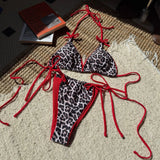 2025 New Sexy Leopard Colorimeter Swimsuit