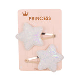 Glitter Cartoon Cartoon Love Heart Crown Hair Clips For Girls Handmade Hairpins Boutique Barrette Kids Hair