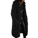 Neck Women's Oversized Sweater Coat Fashion