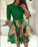 New Ladies' Fashionable Long-Sleeved Dress With