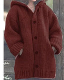 Women's Ebay Long Sweater New Cardigan Hooded Jacket