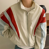 Vintage Patchwork Collar Neck JacketOutfit