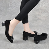 Zingj High Heels Women's 2024 Spring New Square Buckle Shallow Mouth Single Shoes Two Kinds Of High Love Shoes