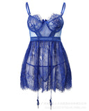 Zingj Fashion Sexy Lace Sleeping Dress