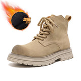 Zingj 2024 New Man British Style Vintage Work Short Boots