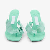 Mint Green With Skirt Slippers And Fairy Shoes Fashion Wear 2025JC New French Cool-Dragging Black