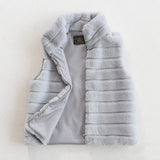 Fur Lady Stand Collar Artificial