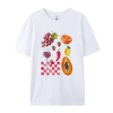 Fruit Wine Printed Graphic Tee- Outfit