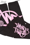 Y2K Cargo Pants Men Retro Loose Pocket Wide-Leg Pants High Waist Straight Loose Men And Women Harajuku Mopping