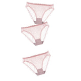 Women Sexy Panties Lace Underpants Low-waist Panties Mesh See Through Perspective Briefs Female Fashion Underwear