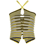 2025 New Women's Fashion Sexy Hottie Irregular Design Strapped Hollow
