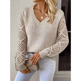 T-Shirt Round Collar Bottom Top 2025 New Solid Color Loose T Ice Knitted Shirt