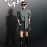 The Autumn Of 2025, The New Women's Clothing Jennie Is The Same Casual Commuting Long-Sleeved Blouse High-Waisted Loose