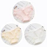3pcs Sexy Lace Panties Women's Cotton Underwear Seamless Cute Bow Briefs Soft Comfort Lingerie Female Sexy