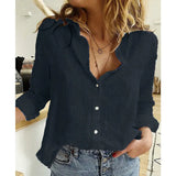 Long Sleeve Birds Print Loose Shirts Women Oversized Cotton and Linen Blouses and Tops Vintage Streetwear Tunic