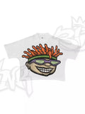 Zingj Retro Men's Cartoon Hip-Hop Short-Sleeved Cotton T-Shirt American Kawayi Long Clothes Y2k Short Sleeves 211-1-Outfit