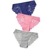 Exotic Apparel Sexy Panties Lace Briefs Women Low-Rise Solid Panty Underwear Sexy Women Lace Breathable Hip-lift
