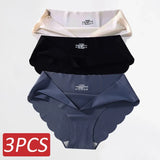 Seamless Silk Panties Women Underwear Sexy Female Underpants Briefs Woman Lingerie Underwear Ice Silk