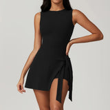 Tank Wrap Skort Tennis Dress- Outfit