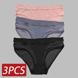 Seamless Hollow Out Women's Panties Women Briefs Transparent Low Waist Underwear Breathable Female Underpants Pantys