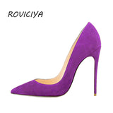 Extreme High Heels Pointed Toe Sexy Women Shoes 8 cm 10 cm 12 cm Pointed Toe Shallow Valentine Shoes RM004