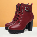New 2025 Martin Boots Thick Heel Short Tube Women's Fashion