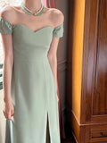 Women Summer Midi Dress Elegant Lady Party One Piece Clothes