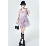 Summer Women's Dress Sexy Fashion Short Ruffled Skirt Puffy Party Dress Off The Shoulder Backless Prom Dresses for