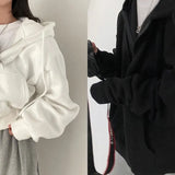 Hoodie Autumn Loose Long Sleeve Zipper