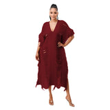 Zingj New Women's Handmade Knitted Hand-Through Tassel