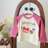 Cotton Children Cartoon T Shirts Cute Animal Print Baby Long Sleeve T Shirt For Boys Girls Tee Kids Casual Pullover